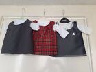 18" 16" 14" Dolls Clothes Pinafore Dresses & Jumpers to fit Baby Annabell Tiny T