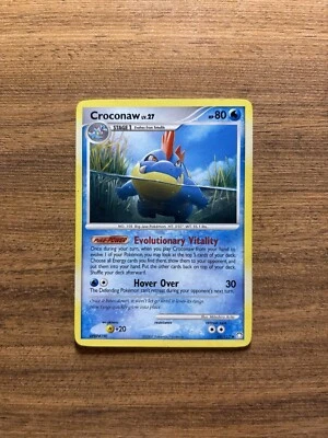 CROCONAW LV. 27 44/123 Mysterious Treasures Pokemon Card 2007 LP - Image 1 of 2