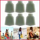 6pcs Jade Green Guitar Tuning Peg Key Tuners Heads Button Knobs Handle Caps