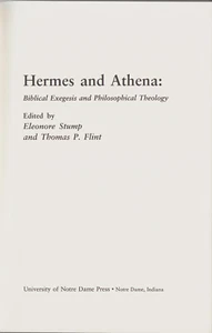 University of Notre Dame Studies in the Philosophy of Religion: Hermes and... - Picture 1 of 1