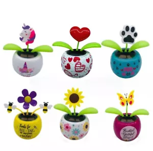 Solar Dancing Flower, Solar Powered Dancing Swinging Flower Toy, Animated Dancer - Picture 1 of 22