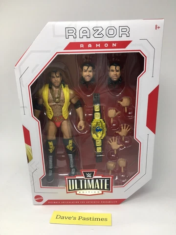 WWE Ultimate Edition Razor Ramon Action Figure NEW, FAST SHIPPING IN HAND Cover