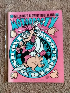 MOTORBOOTY #6 music/comix zine- BLOWFLY*FIRESIGN THEATER*Signed by Mark Dancey! - Picture 1 of 3
