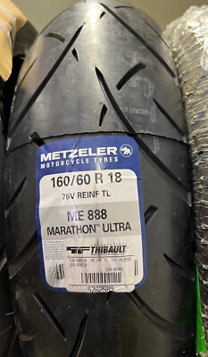 YAMAHA FZR1000 METZELER 3134900 160/60R18 ME888 MARATHON ULTRA REINFORCED REAR - Image 1 of 4
