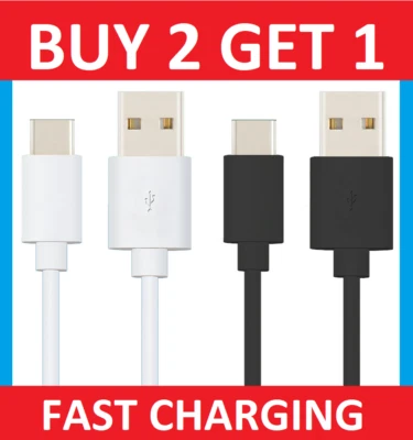 Fast Charging Type C USB Heavy Duty Universal Phone Charger Data Cable Lead - Image 1 of 4