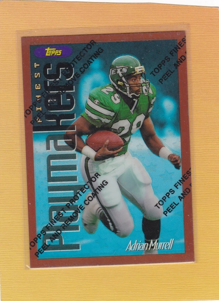 1996 TOPPS FINEST FOOTBALL REFRACTOR ADRIAN MURRELL #342 JETS NMMT/MINT *67073 - Image 1 of 1