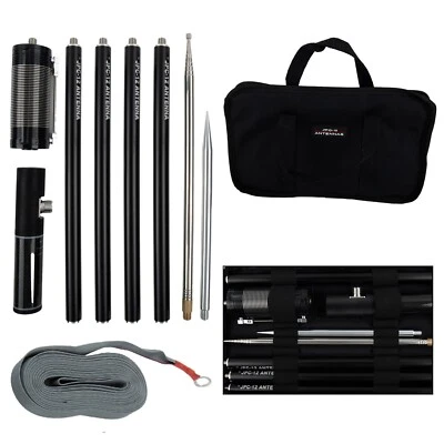 MARKENLOS PAC-12 7 MHz-50 MHz 100 W 8-Band HF Tragbare Rhortwave GP Antenne QRP Für Amateu