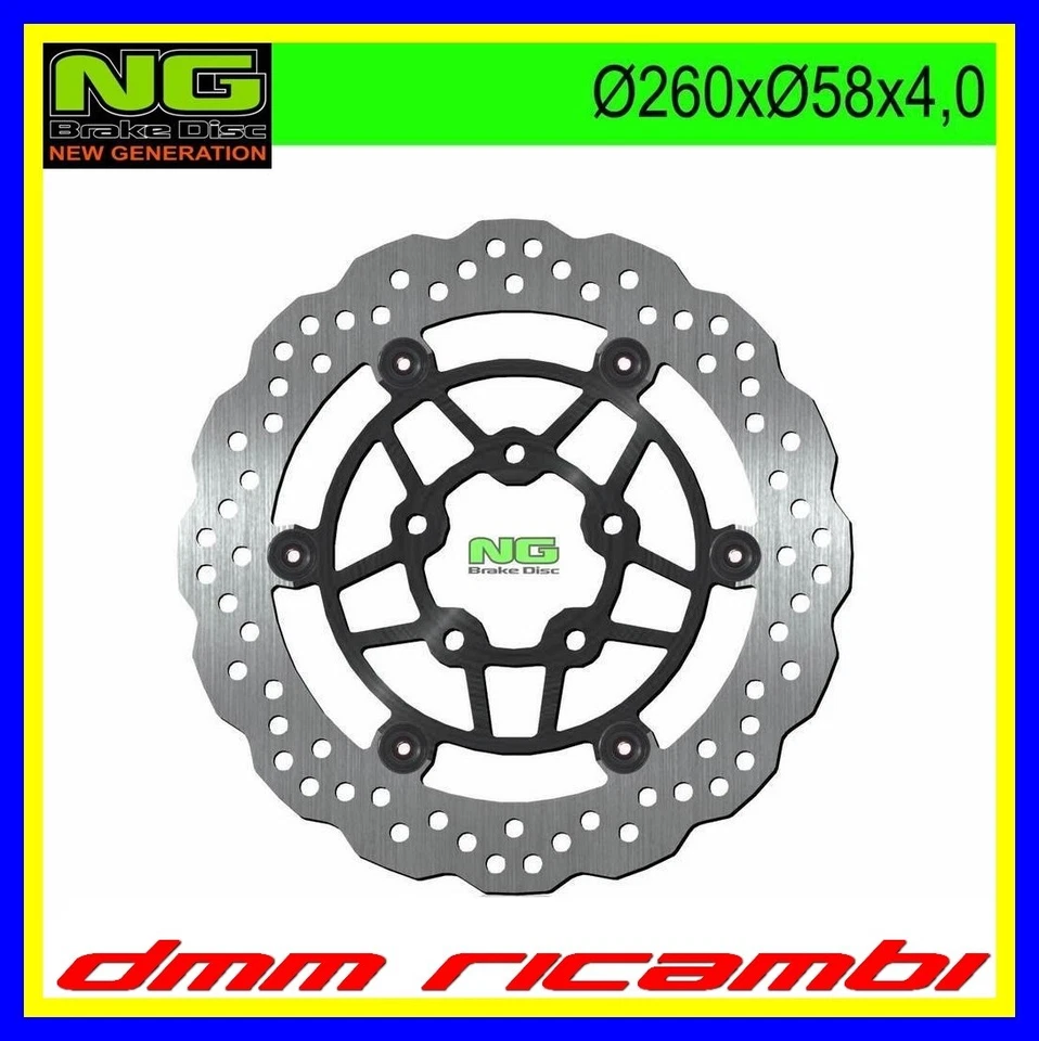 Disco freno anteriore NG 1222X KAWASAKI J300 / ABS 14>15 J 300 2014 2015 - Immagine 1 di 1
