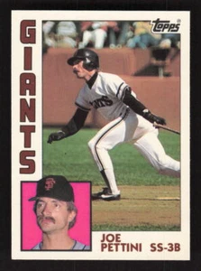 1984 Topps Collector's Edition (Tiffany) #449 Joe Pettini San Francisco Giants - Picture 1 of 2
