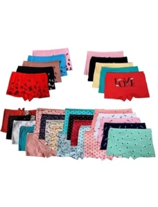 Random 5 Womens Boyshorts Panties Briefs Cotton Hipster Bikini Underwear - Picture 1 of 6
