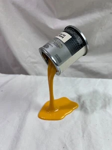 Retro Vintage Paint Can DUPONT Paint Factory Coin Bank New Wave Pour Drip - Picture 1 of 6