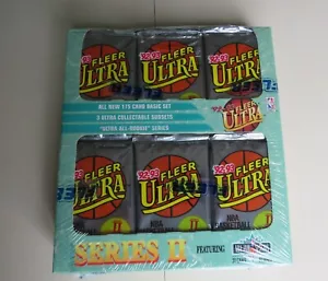 1992-1993 FLEER ULTRA BASKETBALL SERIE 2 VERSIEGELT JUMBO BOX FASC (JORDAN EINSÄTZE) - Bild 1 von 4