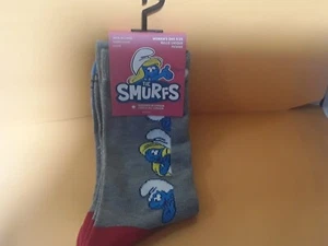 Smurfs Womens Socks Brand New size 6-9.5 - Picture 1 of 2