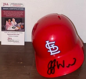 JJ WETHERHOLT Signed Autographed Rawlings St Louis Cardinals Mini Helmet JSA - Picture 1 of 1
