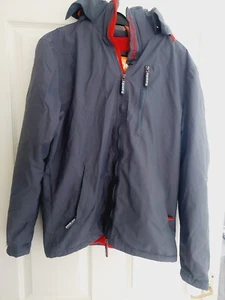 Ladies Superdry Windhiker Grey jacket Small - Picture 1 of 11