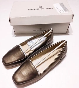 BANDOLINO Liberty 3 Loafers Flats Bronze Gold Metallic Size 7 M ~ New - Picture 1 of 7