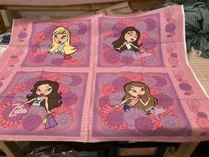 2004 Bratz doll fabric, 45"x34", Ailani, Zada, Talia, Nazalia - Picture 1 of 5