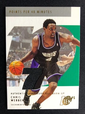 2002-03 Topps Ten Relic #17 Chris Webber /1500 - Image 1 of 2