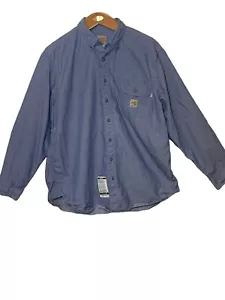 Camisa de trabajo Carhartt para hombre resistente al fuego FR LS talla 2XL algodón/nailon - Imagen 1 de 8