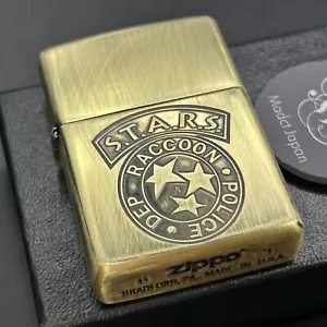 Zippo Resident Evil BIOHAZARD 20th Anniversary Limited S.T.A.R.S. Giappone nuovo - Foto 1 di 8