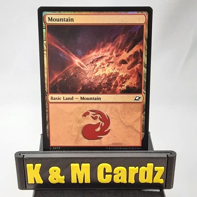 MTG - Edge of Eternities - Mountain - Foil - #273 - NM - Image 1 of 4