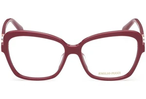 Emilio Pucci EP5175 066 Rosa Kunststoff Cat Eye Brille Brillengestell 55-14-140 RX - Bild 1 von 2