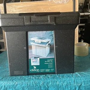 Eldon Simplifile box office file storage box/ plastic/ 12”x11” - Picture 1 of 5