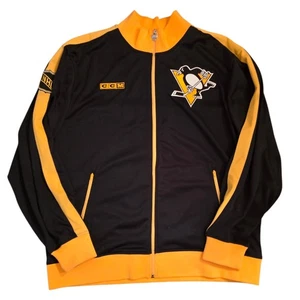 Pittsburgh Penguins Stanley Cup Champions Track Jacket XXL NHL Hockey CCM - Picture 1 of 12
