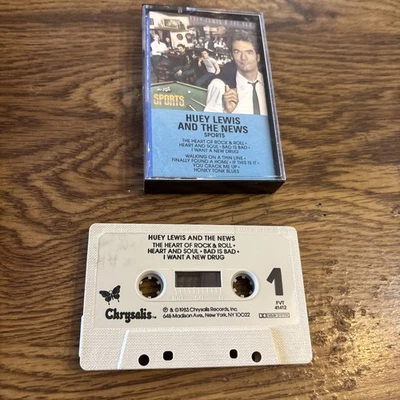 Huey Lewis and the News Sports Cassette 1983 Chrysalis Foto 1 de 3
