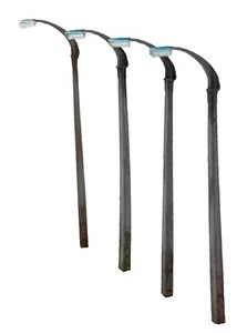 TD50 1950s Concrete Lampposts (x4) OO scale model railway scenics unpainted - Picture 1 of 5