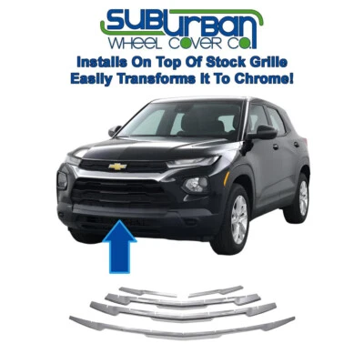 Se adapta a Chevrolet Trailblazer LS/LT 2021-2023 modelos parrilla cromada inserto GI/180 Foto 1 de 4