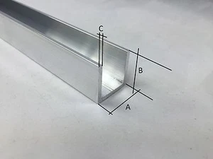 U-Profile Aluprofil U Winkel Aluminiumprofil Alu U Profil Aluminium - Bild 1 von 9