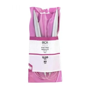 12mm x 80cm BIRCH CIRCULAR NEEDLE - Picture 1 of 2