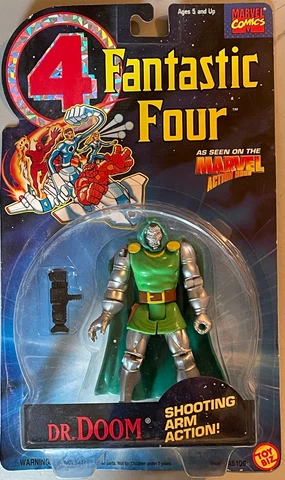 1994 Fantastic Four Marvel Action Hour Doctor Doom Toy Biz Never been opened Cover