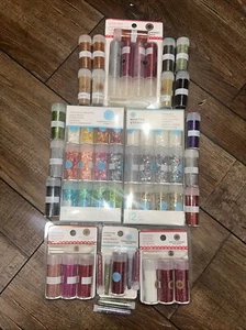 Martha Stewart Glitter Lot Set of 60 Mixed Colors Microbeads Embossing Powder - Picture 1 of 6