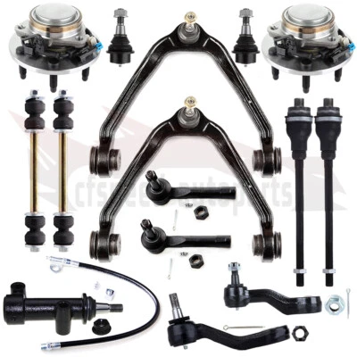 15PCS Front Tie Rod End Wheel Bearning Hub For Chevrolet Suburban Tahoe 2WD - Image 1 of 4