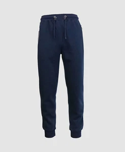 $49 Galaxy By Harvic Mens Blue Slim Fit Sweatpants Joggers Training Pants Size M - Picture 1 of 3