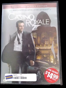 Blockbuster 007 Casino Royale Daniel Craig DVD 2007 Movie 2-Disc Set Full Frame - Picture 1 of 4