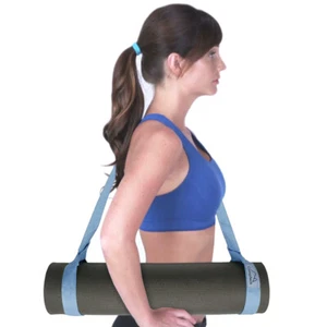Yoga Mat Carry Strap adjustable shoulder yoga mat sling Pilates Exercise Fitness - Picture 1 of 9