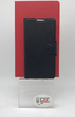 Cover case Libretto Per LG Spirit Similpelle Rigida Nera - Immagine 1 di 4