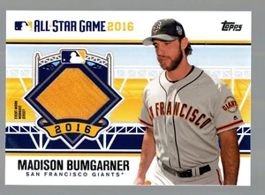 2016 Topps Update All-Star Stitches #ASTITMB Madison Bumgarner - Picture 1 of 1