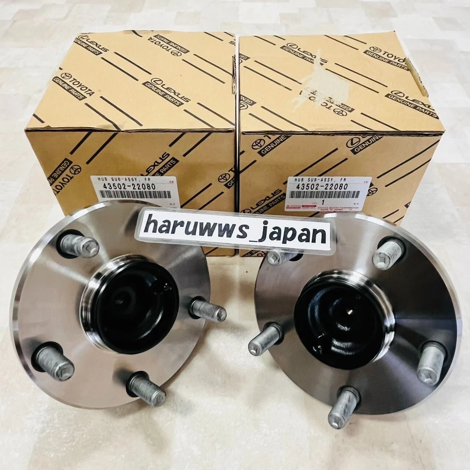 Juego de buje de rueda eje delantero derecho derecho genuino Toyota Altezza Lexus IS300 43502-22080 Foto 1 de 4