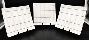 Set of 3 NWT Nautica Yacht Club Pattern Square Salad Plate 8" Blue/ White READ - Imagen 1 de 10