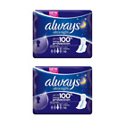 x2 Always Ultra Night   Pads With Wings Menstrual Cycle X20