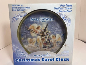 Reloj Ángel Cuento Navidad Make A Wish 12 Villancicos Tradicionales Nuevo en Caja - Imagen 1 de 8