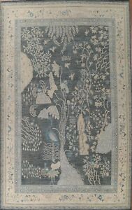Vegetable Dye Art Deco Chinese 10'x14' Area Rug Animal Design Wool Hand-knotted