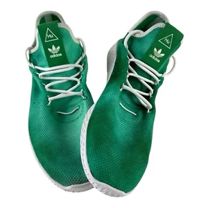Adidas X Pharrell Williams HU Size Us 10 Green/ White Sneakers Tennis Shoes NWOB - Picture 1 of 10