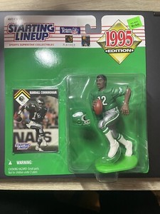 1995 Kenner Starting Lineup NFL Football Randall Cunningham Eagles Figure MOC