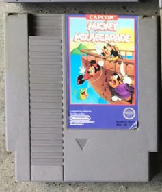 Vintage Used Capcom Mickey Mousecapade Nintendo NES Video Game