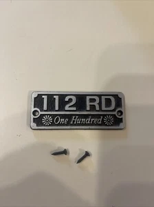 1980's Music Man Amplifier Logo Musicman Badge 112 RD Plate - Picture 1 of 6